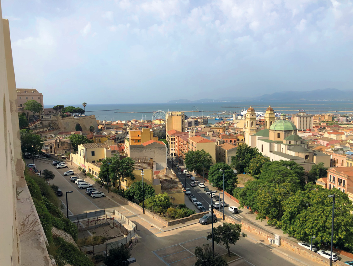 Cagliari auf Sardinien in italien