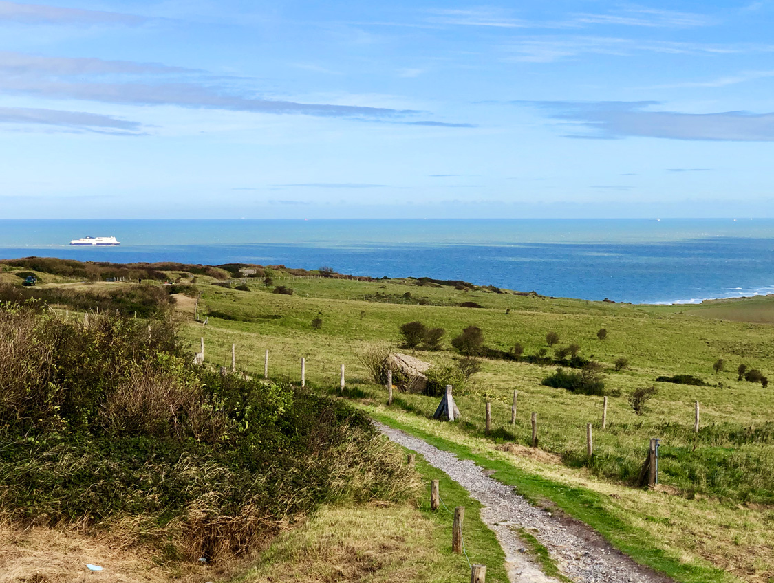 Cap Blanc Nez bei Escalles in der Hauts-de-Francs