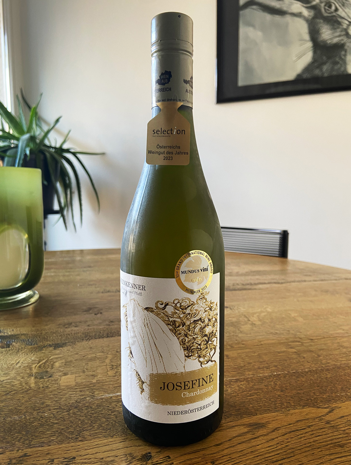 Weißwein Weinkenner Josefine Chardonnay