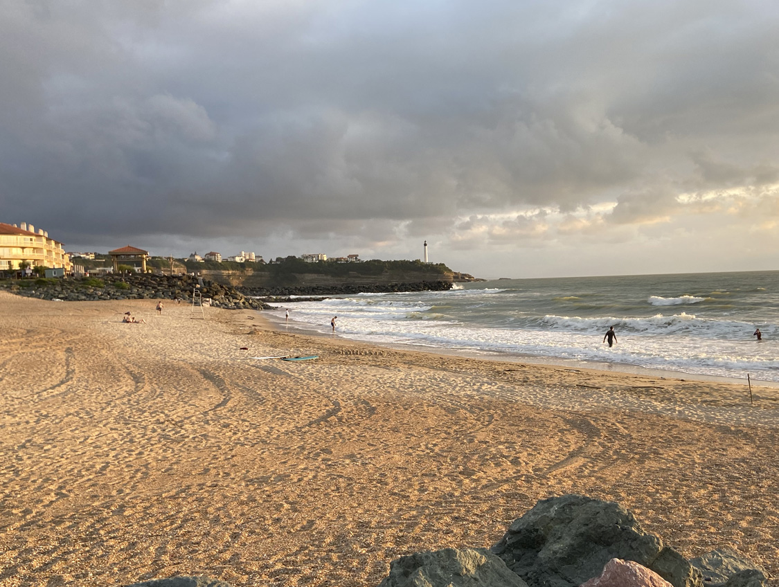 Plage de la chambre d'amour in Anglet bei Biarritz