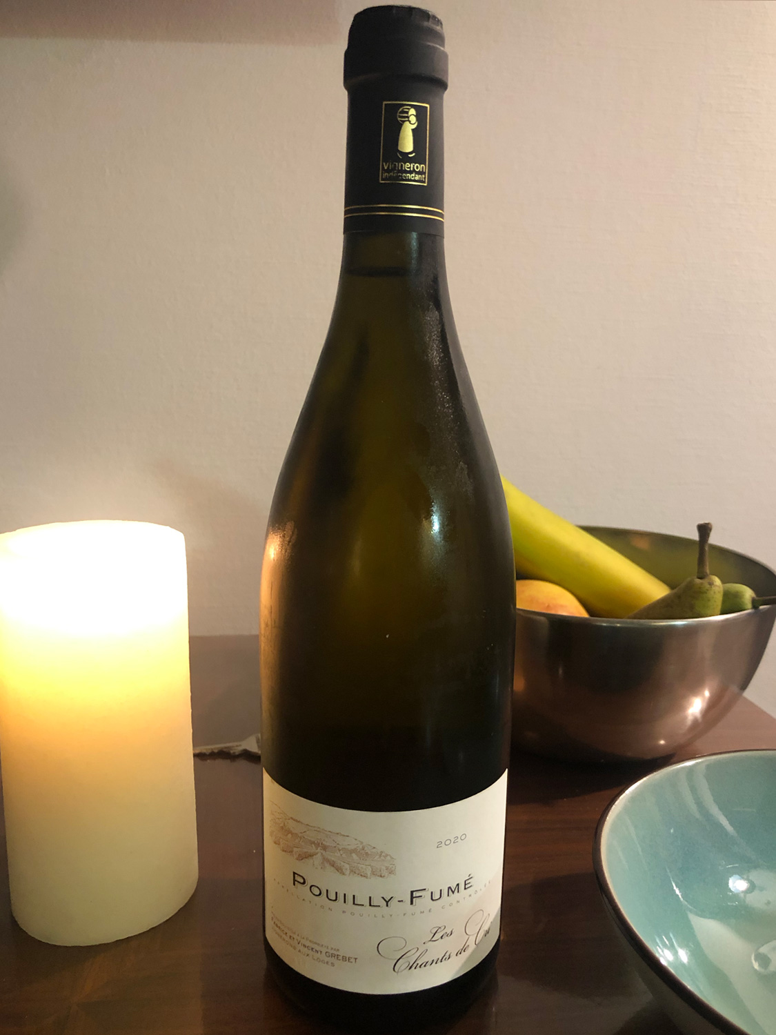 Weißwein Pouilly de fumé les Chants de Cri