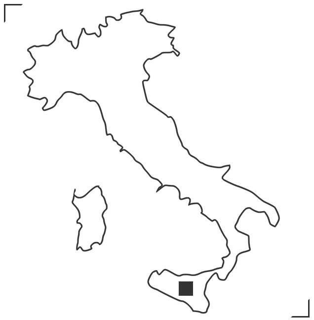 Italienisches  Anbaugebiet Nero d'Avola - Sizilien
