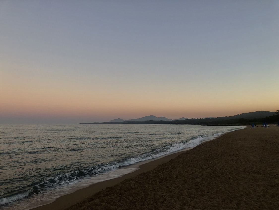 Strand Basaura bei Tortoli auf Sardinien